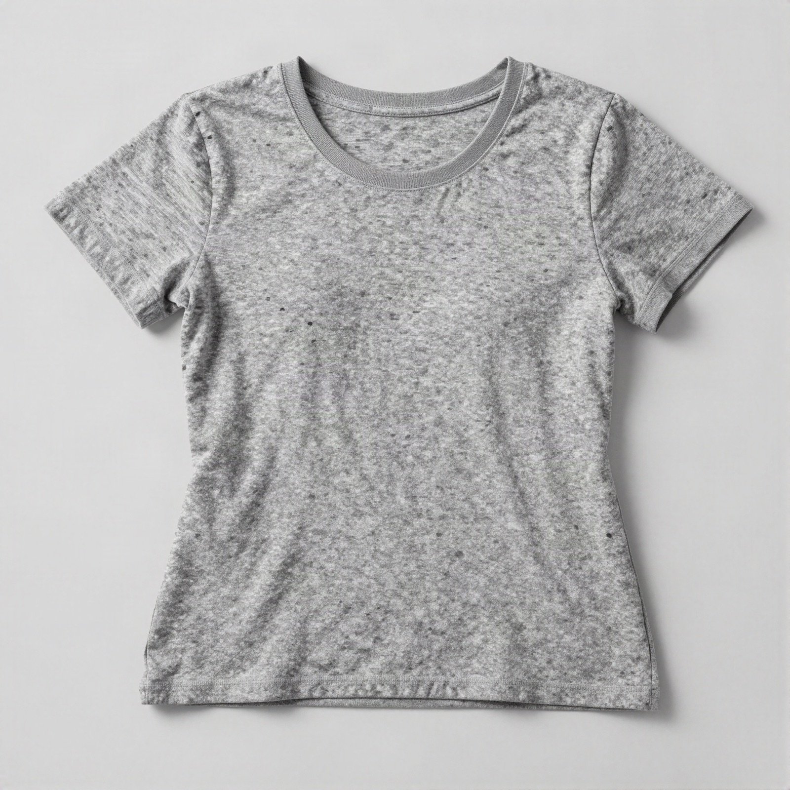 Gray marl women's t-shirt