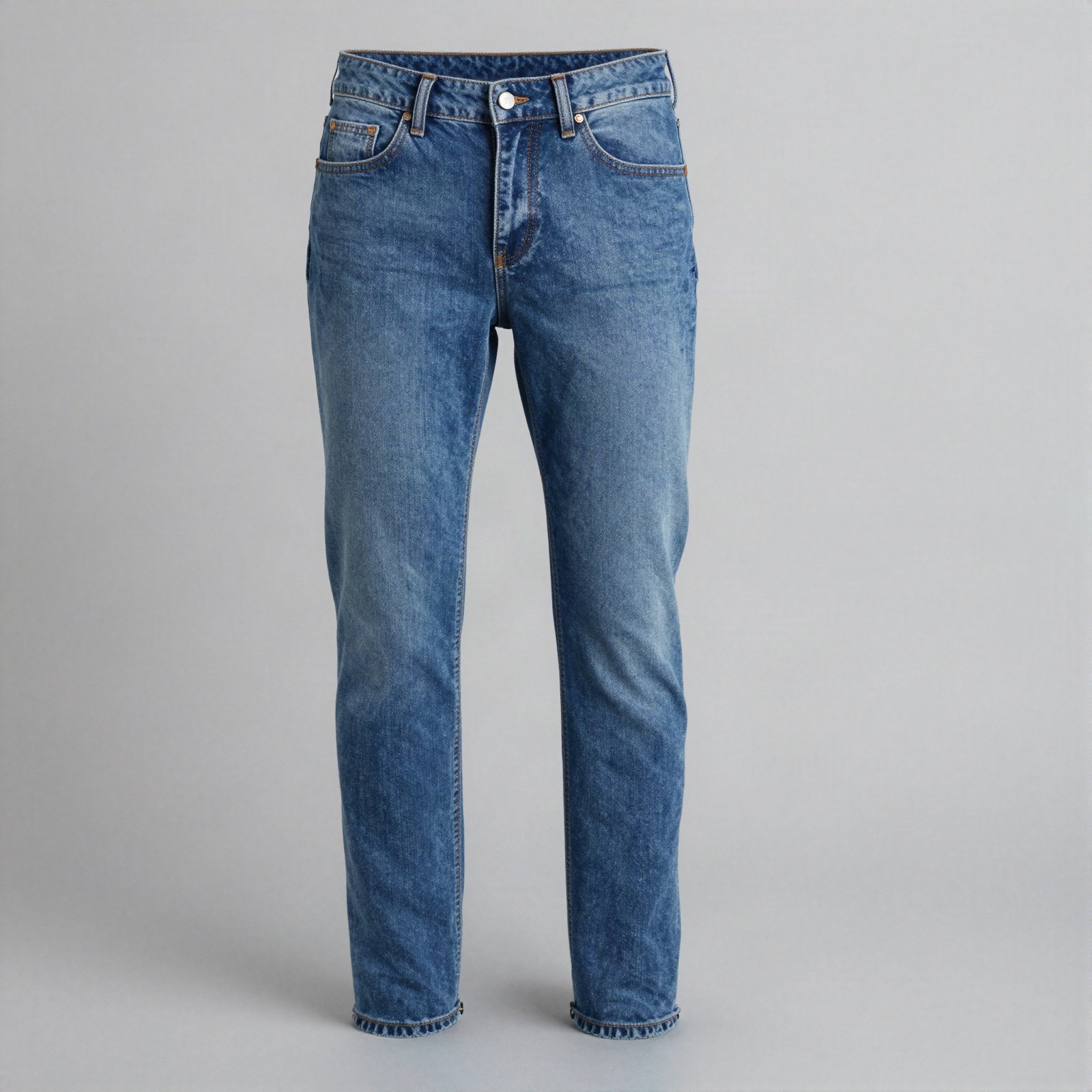 Slim fit medium blue jeans